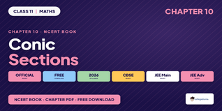 NCERT NCERT Book PDF Class 11 Maths Chapter 10 Conic Sections