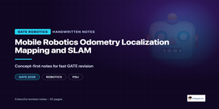 GATE Robotics Mobile Robotics and SLAM Handwritten Notes PDF