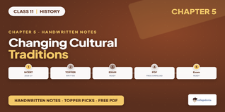 Changing Cultural Traditions Handwritten Notes PDF