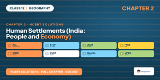 Human Settlements Class 12 NCERT Solutions 2026-27