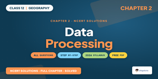 Data Processing Class 12 NCERT Solutions PDF 2026-27