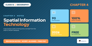 Spatial Information Technology Class 12 Notes 2026-27