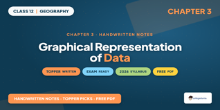 Graphical Representation of Data Class 12 Handwritten Notes PDF