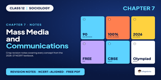 Mass Media and Communications Class 12 Notes