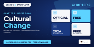 Cultural Change Class 12 PDF NCERT Book