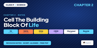 Cell the Building Block of Life Class 9 Science NCERT Notes
