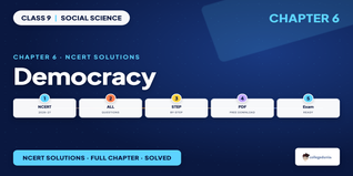 Democracy Class 9 Social Science NCERT Solutions