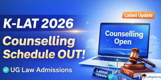 K-LAT 2026 Counselling Schedule Out for UG Law Admissions; Choice Filling Open Till January 28