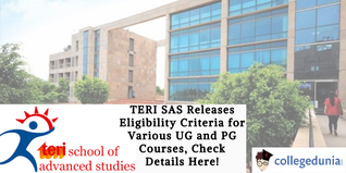 TERI SAS Releases Eligibility Criteria for Various UG and PG Courses, Check Details Here!