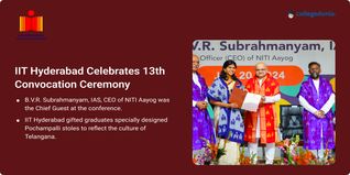 IIT Hyderabad Awarded 1103 Degrees During 13th Annual Convocation on July 20