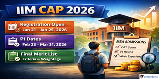IIM CAP 2026 Registration Begins @cap2026.iimj.ac.in; Check Complete Schedule Here