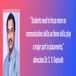 “Students need to focus more on communication skills as these skills play a major part in placements,” advocates Dr. C. V. Gopinath
