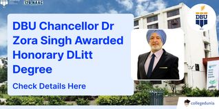 DBU Chancellor Dr Zora Singh Awarded Honorary DLitt Degree by Techno India University; Check Details Here