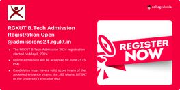 RGUKT BTech Admission Registration Open