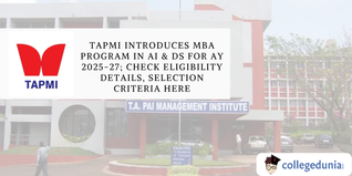 TAPMI Introduces MBA Program in AI & DS for AY 2025-27; Check Eligibility Details, Selection Criteria Here