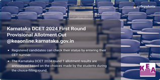 Karnataka DCET 2024 First Round Provisional Allotment Out @keaonline.karnataka.gov.in, Get Direct Link Here