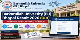 Barkatullah University Bhopal Result 2026