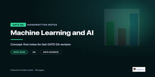 GATE DA Machine Learning and AI Handwritten Notes PDF