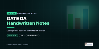 GATE DA Handwritten Notes PDF 2026 Free Download