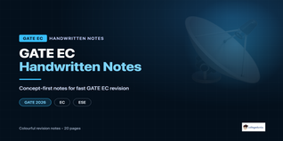 GATE EC Handwritten Notes PDF 2026 Free Download