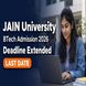 JAIN University BTech 2026-27 Admission Deadline Extended to July 27 at jainuniversity.ac.in; Check How to Apply