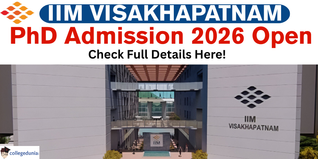 IIM Visakhapatnam PhD Admission 2026 Begins; Apply Till January 31 @iimv.ac.in