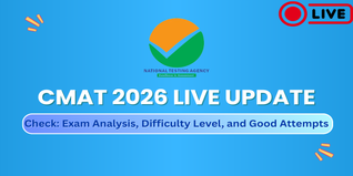 CMAT 2026 Exam Live Update- Exam Analysis, Difficulty Level, and Good Attempts