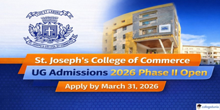 SJCC Begins UG Admission 2026 Phase II; Apply by March 31 @sjcc.edu.in