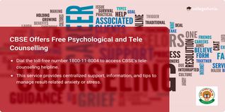CBSE Offers Free Psychological and Tele Counselling for Students and Parents