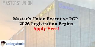 Masters’ Union Executive PGP 2026 Registrations Begin; Apply by October 15