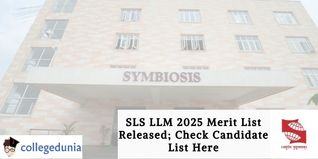 SLS LLM 2025 Merit List Released; Check Candidate List Here