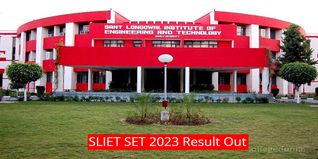 SLIET SET 2023 Result Out @slietexam.co.in; Check Direct Link Here