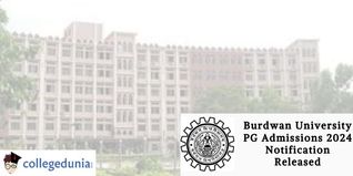 Burdwan University PG Admissions 2024 Notification Released; Check Key Dates Here