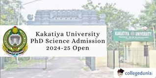 Kakatiya University PhD Science Admission 2024-25 Open; Apply by January 4