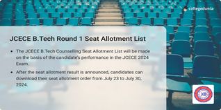 JCECE B.Tech Round 1 Seat Allotment List to be Released on July 23; Check Direct Link Here