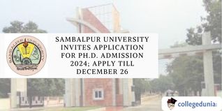 Sambalpur University Invites Application For Ph.D. Admission 2024; Apply till December 26