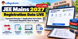 JEE Mains 2027 Registration Date LIVE Session 1 Application form document required