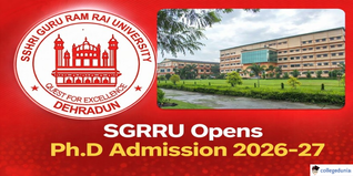 SGRRU Dehradun Begins PhD Admission Session 2026-27; Apply by March 7 @sgrru.ac.in