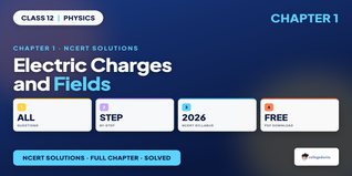 NCERT Solutions Class 12 Physics Chapter 1 Electric Charges and Fields