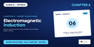 NCERT Solutions Class 12 Physics Chapter 6 Electromagnetic Induction