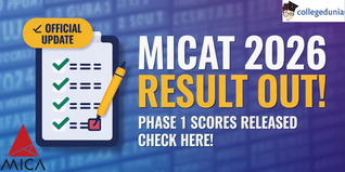 MICAT 2026 Phase 1 Result Out @mica.ac.in; Phase 2 Exam on February 13