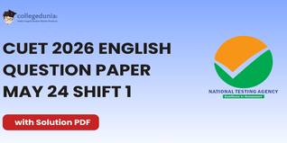 CUET 2026 English May 24 Shift 1 Question Paper- Download Answer Key and Solution PDF