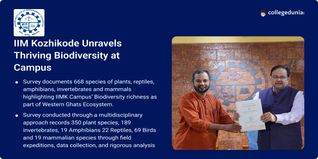 IIM Kozhikode Unravels Thriving Biodiversity at Campus in a Rapid Assessment Survey Conducted by MNHS
