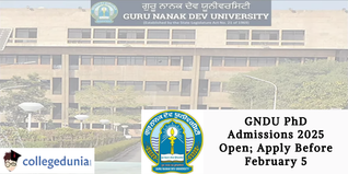 GNDU PhD Admissions 2025 Open; Apply Before February 5