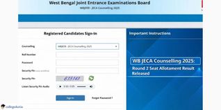 WB JECA Counselling 2025: Round 2 Seat Allotment Result Released at wbjeeb.nic.in; Check Result Here