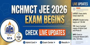 NCHMCT JEE 2026 Exam Begins: Check Live Updates
