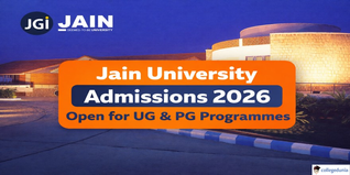 Jain University UG/PG Admissions 2026 Open; Apply Now @ jainuniversity.ac.in