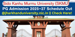 SKMU PG Admission 2025 27 Schedule Out