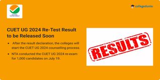 CUET UG 2024 Re-Test Result to be Released Soon; Check Direct Link Here