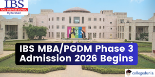 IBS MBA/PGDM Phase 3 Admission 2026 Begins; Apply by March 28 @ibsindia.org
